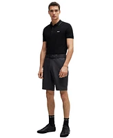 Boss by Hugo Men's Tonal Logo Slim-Fit Polo Shirt