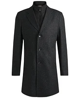 Boss by Hugo Boss Men's Zip-Up Slim-Fit Coat