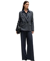 Boss by Hugo Women's Relaxed-Fit Double-Breasted Jacket