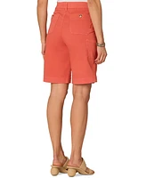 Democracy Petite "Ab" Solution Skyrise Bermuda Shorts