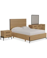 Linstead 3-Pc. King Panel Set (Bed, Dresser & Nightstand), Created for Macy's