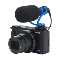 Sony Zv-1F Vlogging Camera, Black Bundle with ACCVC1 Vlogger Accessory Kit, Shotgun Mic, Tripod, Shoulder Bag, Extra Battery, Charger, Screen Protecto