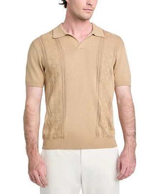 Guess Men's Relaxed-Fit Bryant Pointelle Shirt
