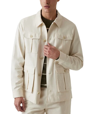 Guess Men's Saharian Regular-Fit Twill Shirt Jacket
