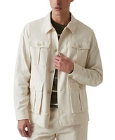 Guess Men's Saharian Regular-Fit Twill Shirt Jacket