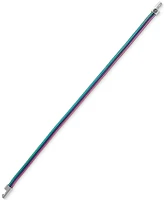 Esquire Men's Jewelry Rainbow Snake Link Chain Bracelet in Anodized Stainless Steel, Exclusively at Macy's