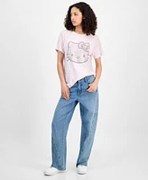 Grayson Threads, The Label Juniors' Rhinestone Hello Kitty Tee
