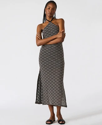 Steve Madden Women's Tatum Knit Halter Dress