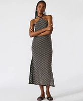 Steve Madden Women's Tatum Knit Halter Dress