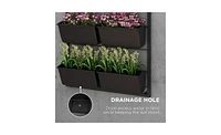 Durable Wooden Garden Bed Perfect for Planting Vegetables, Flowers, and Herbs