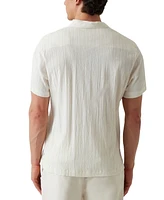 Guess Men's Schaffer Regular-Fit Textured Button-Down Resort Shirt