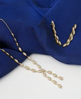 Wrapped in Love Diamond Long Drop Earrings (1/2 ct. t.w.) in 14k Gold, Exclusively at Macy's