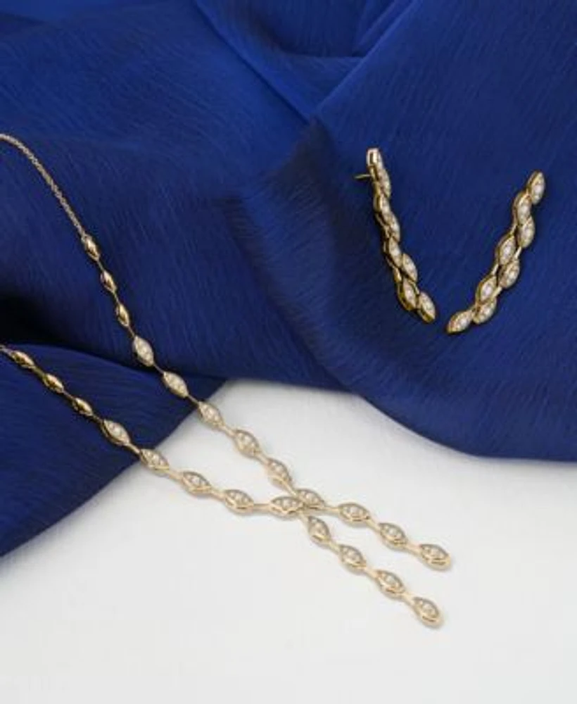 Wrapped In Love Diamond Drop 17 Necklace Matching Drop Earrings Collection In 14k Gold Exclusively At Macys