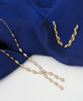 Wrapped In Love Diamond Drop 17 Necklace Matching Drop Earrings Collection In 14k Gold Exclusively At Macys