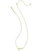 Kendra Scott Crystal Mama Pendant Necklace & Hoop Earrings Set