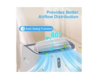 9500-btu Doe (115-Volt) White Vented Wi-Fi enabled Portable Air Conditioner with Heater and Remote Cools 700-sq ft