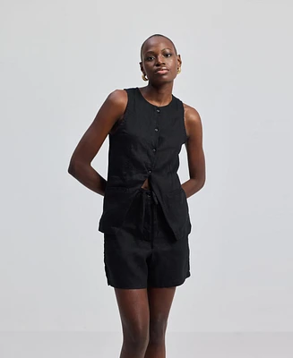 Reistor Women's Hemp Shorts Black