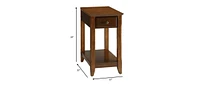 End Table Solid Wood – Perfect for Living Room, Bedroom, or Entryway