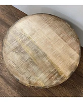 Solid Wood Round Coffee Table for Living Room or Lounge Area