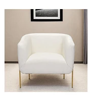 Fabric Armchair for Comfortable Living Room or Office Seating