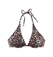 Lascana Women's Leopard Print Underwire Bikini Top