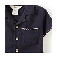 Cotton On Baby Boys Leo Cuban Relaxed Shirt