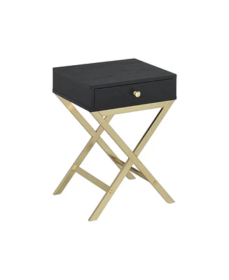 Solid Wood End Table with Drawer – Stylish and Functional Living Room Furniture
