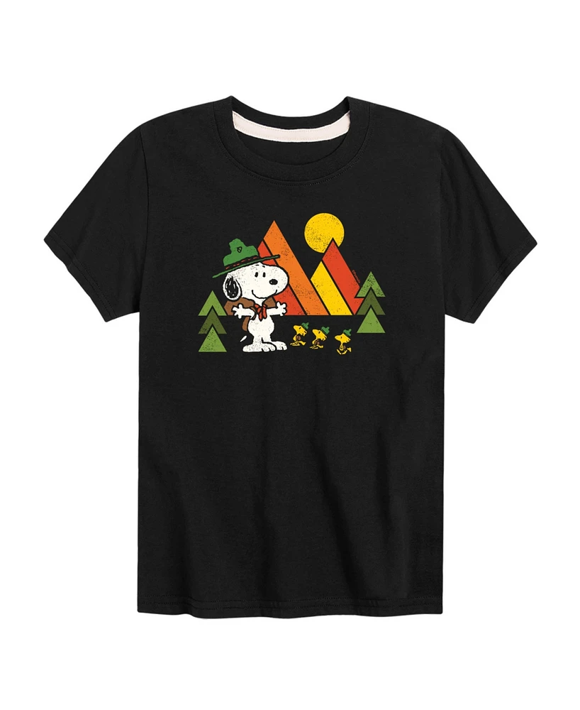 Hybrid Big Boys Peanuts Beagle Scout Graphic T-Shirt