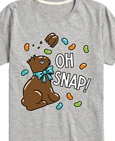 Hybrid Toddler Boys Easter Oh Snap Graphic T-Shirt