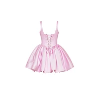 Milla Women's Adorable pink mini dress with puffy skirt