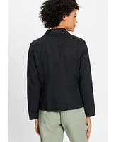 Olsen Women's Cotton Linen Blazer