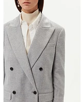 Gobi Cashmere Women's Double-Breasted Blazer