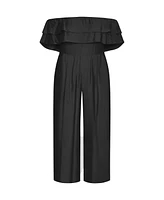 City Chic Plus Poppy Jumpsuit