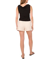 1.state Women's Double Cowl-Neck Tank