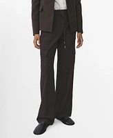 Mango Women's Soft Cargo Trousers