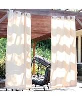 Simple Styles Indoor/Outdoor Curtain Panels with Grommet Tops