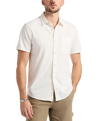 Men's Savoya Fitted Short Sleeve Button-Front Shirt