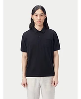 Gobi Cashmere Men's Cotton Silk Blend Polo Shirt