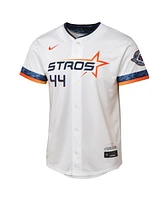 Nike Big Boys and Girls Yordan Alvarez White Houston Astros 2025 City Connect Limited Player Jersey