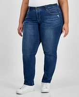 Democracy Trendy Plus AbSolution Straight-Leg Jeans