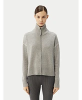 Gobi Cashmere Women's Cashmere Zip Cardigan