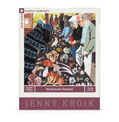 New York Puzzle Company Mushroom Festival 500 Piece Puzzle