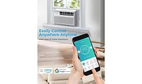 Zafro 12000 Btu Smart Inverter Window Air Conditioner Ac Unit, Air Conditioner Compatible with Alexa and Google Home, Cools Rooms up to 550 Sq. Ft, Re
