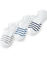Lands' End Men's No Show Socks 3 Pack