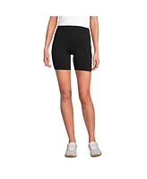 Lands' End Women's Active High Impact 7" Pocket Bike Shorts