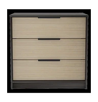 Three-Drawer Dresser for Bedroom Storage and Organization