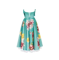 Milla Women's Playful floral midi dress with bow