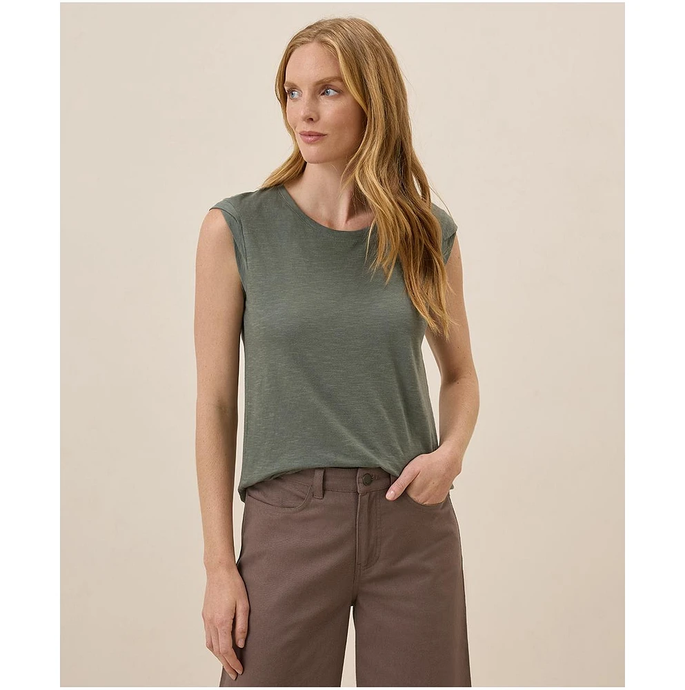 Pact Women's Cotton Featherweight Slub Muscle Tee