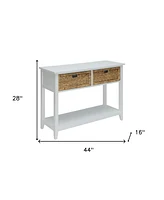 Solid Wood Console Table for Entryway Living Room or Hallway Decor