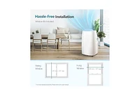 Zafro Portable Air Conditioners 14,000 Btu,Cooling, Dehumidifier & Fan 3-in-1,Air Conditioner Portable with Remote Control, Quiet Ac Unit Cools Rooms